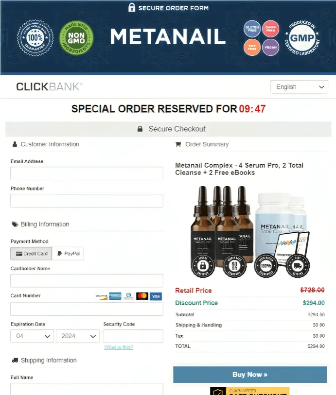  metanail complex buy page